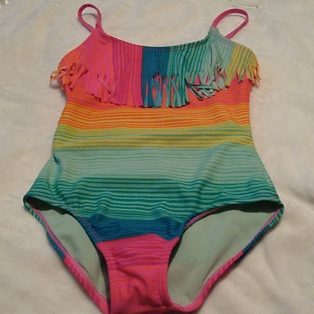 Girls Swim Suit One Piece Approx Size 6